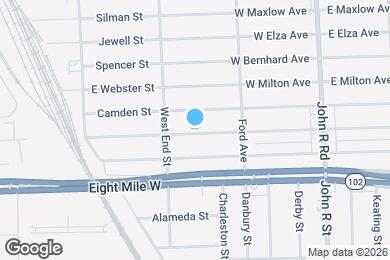 Map image of the property - 404 W George Ave