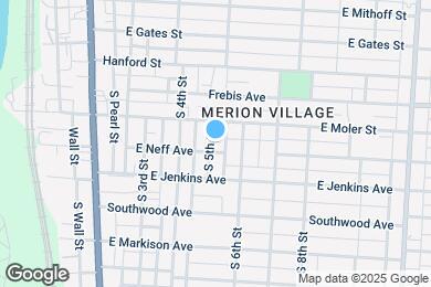 Map image of the property - 1382 S 5th St