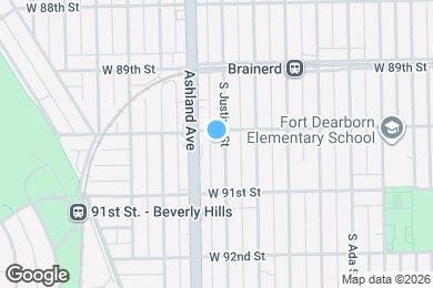 Map image of the property - 9010 S Justine St