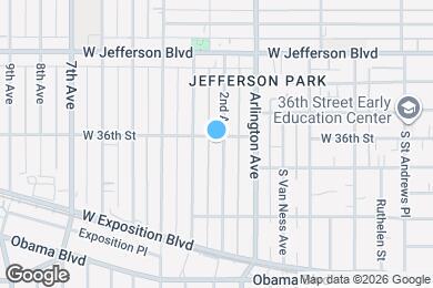 Map image of the property - 3605 2nd Ave