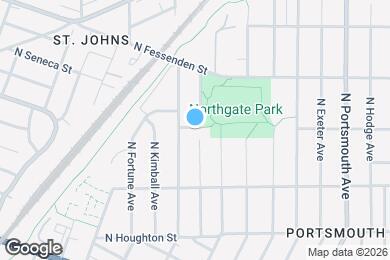 Map image of the property - 6016 N Newark