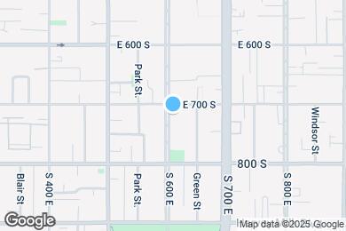 Map image of the property - 709 E 600 S