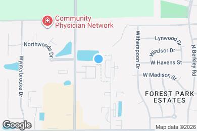 Map image of the property - Jefferson Crossing Apartments