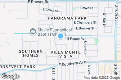 Map image of the property - 1219 E Pecan Rd