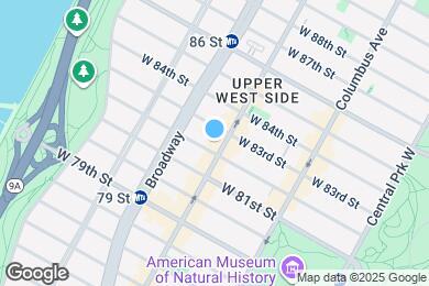 Map image of the property - 464 Amsterdam Ave