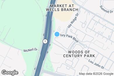 Map image of the property - 3201 Century Park Blvd