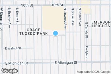 Map image of the property - 810 N Euclid Ave