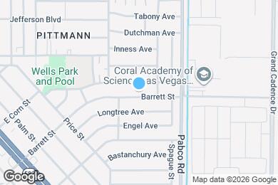 Map image of the property - 521 E Barrett St