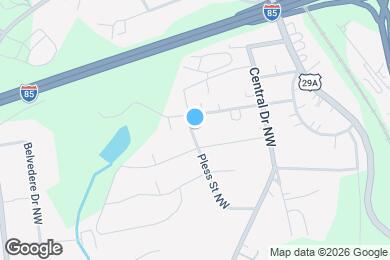 Map image of the property - 1242 Pless St NW