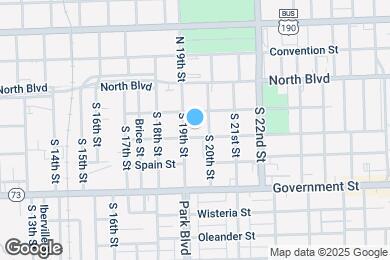 Map image of the property - 1927 Louisiana Ave