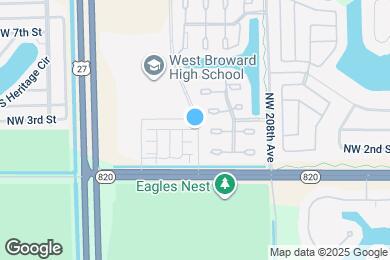 Map image of the property - 20901 NW 1st Dr