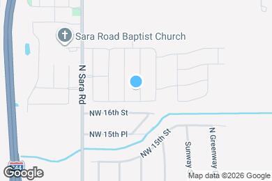 Map image of the property - 1813 Melanie Dr