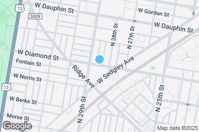 Map image of the property - 2822 W Diamond St
