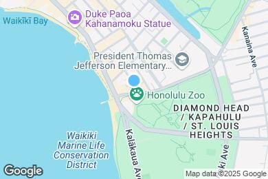 Map image of the property - 134 Kapahulu Ave