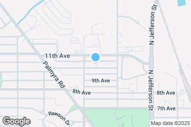 Map image of the property - 521 10th Ave