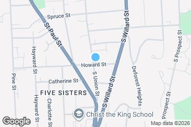 Map image of the property - 172 Howard St