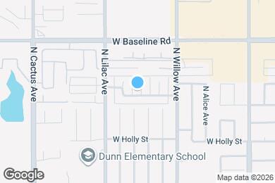 Map image of the property - 1046 N Vista Ave
