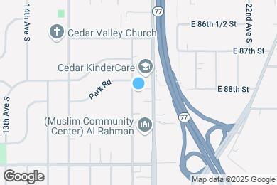 Map image of the property - 8813 18th Ave S