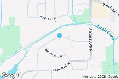 Map image of the property - 3401 75th Ave N