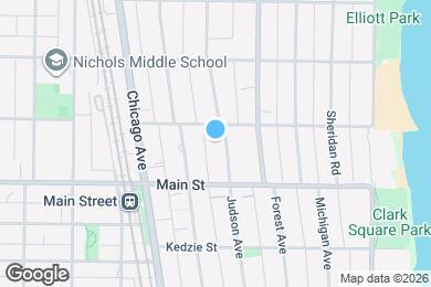Map image of the property - 930-936 Judson Ave, Evanston
