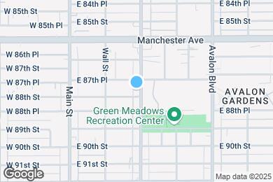 Map image of the property - 8765 S San Pedro St