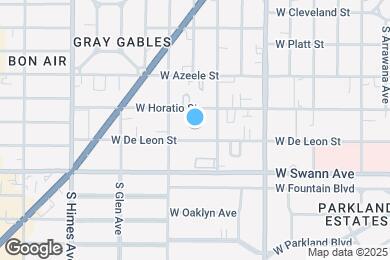 Map image of the property - 3205 W De Leon St