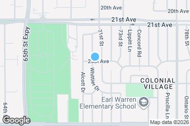 Map image of the property - 5041 Whittier Dr