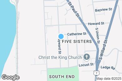 Map image of the property - 116 Hayward St