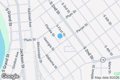 Map image of the property - 1307 Florida St