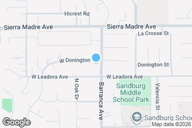 Map image of the property - 1140 W Donington St