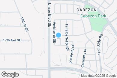 Map image of the property - 1711 Agua Dulce Dr SE