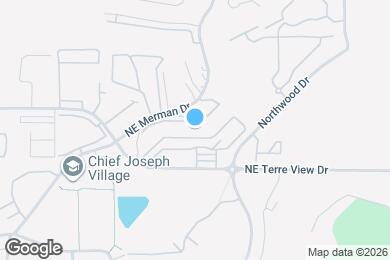 Map image of the property - Cougar Ridge Apartments