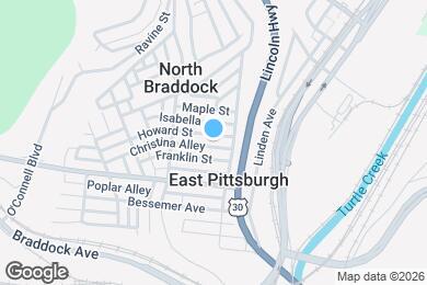 Map image of the property - 534 Howard St