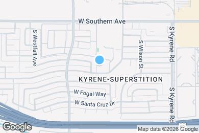 Map image of the property - 712 W Manhatton Dr