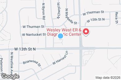 Map image of the property - 1428 N Wood Ct