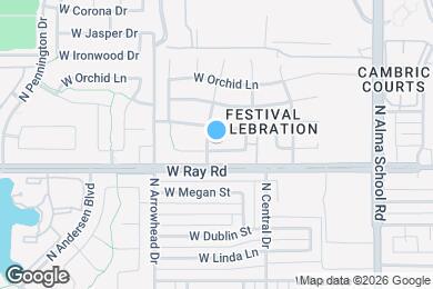 Map image of the property - 1380 W Gary Dr