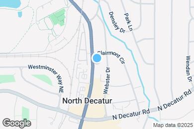 Map image of the property - 1411 Clairmont Rd