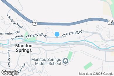 Map image of the property - 461 El Paso Blvd