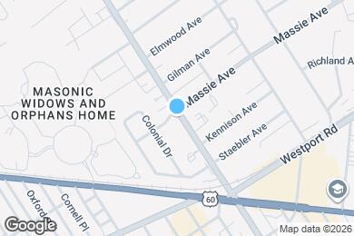 Map image of the property - 3834 Massie Ave
