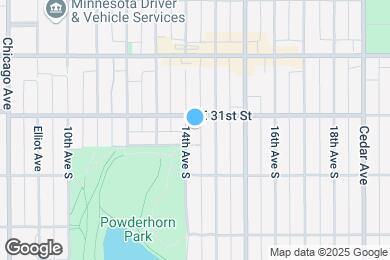 Map image of the property - 3113 14th Ave S