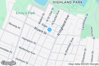 Map image of the property - 5901 Bryant St