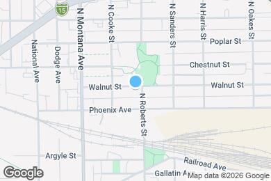 Map image of the property - 1321 Walnut St