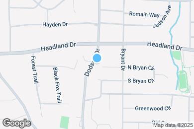 Map image of the property - 2416 Dodson Dr