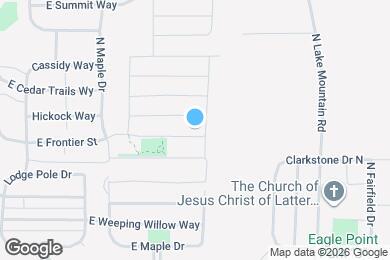 Map image of the property - 2417 E Frontier St