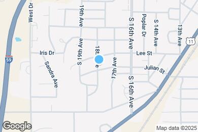 Map image of the property - 1733 Julian St