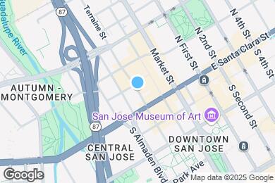 Map image of the property - 77 N Almaden Ave