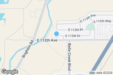 Map image of the property - 9500 E 112th Dr