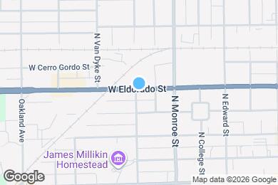 Map image of the property - 755 W Eldorado St