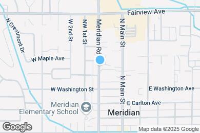 Map image of the property - 1344 N Meridian Rd