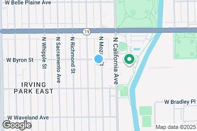 Map image of the property - 3848 N Mozart St